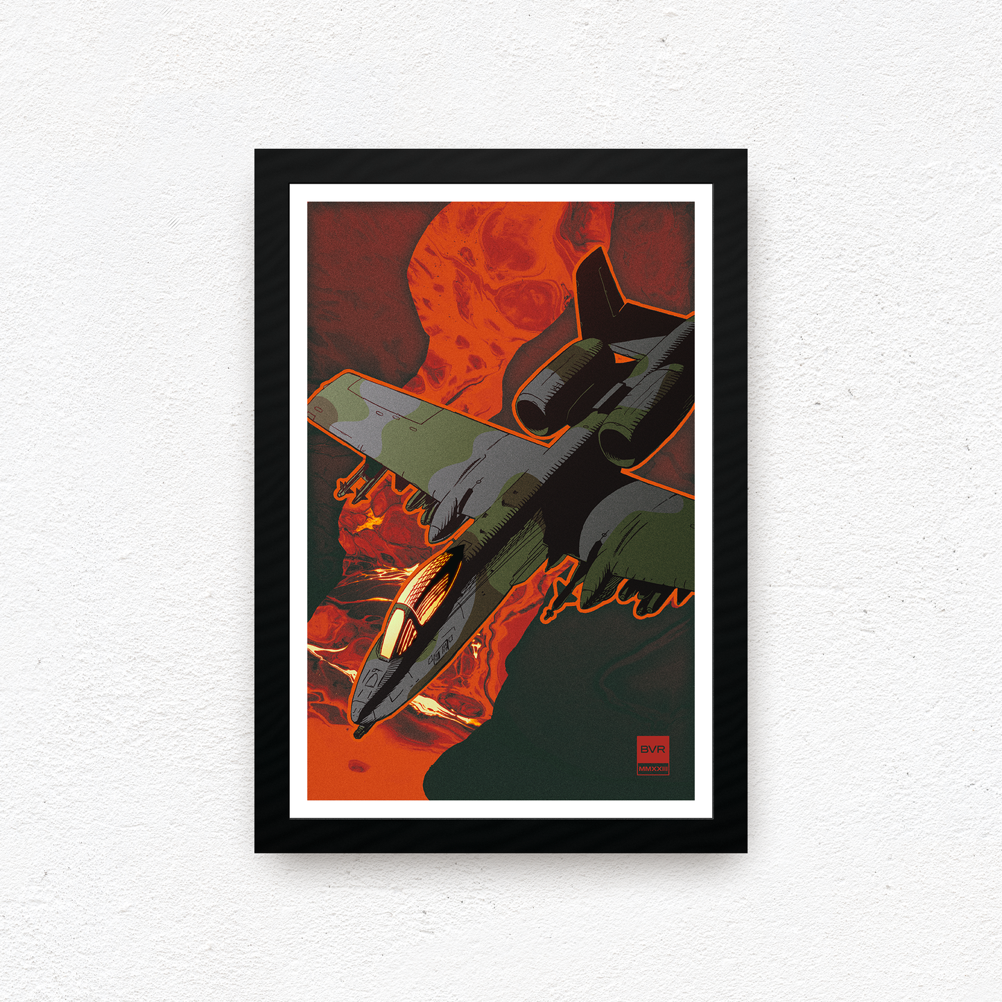 A-10 Warthog Euro Camo Print