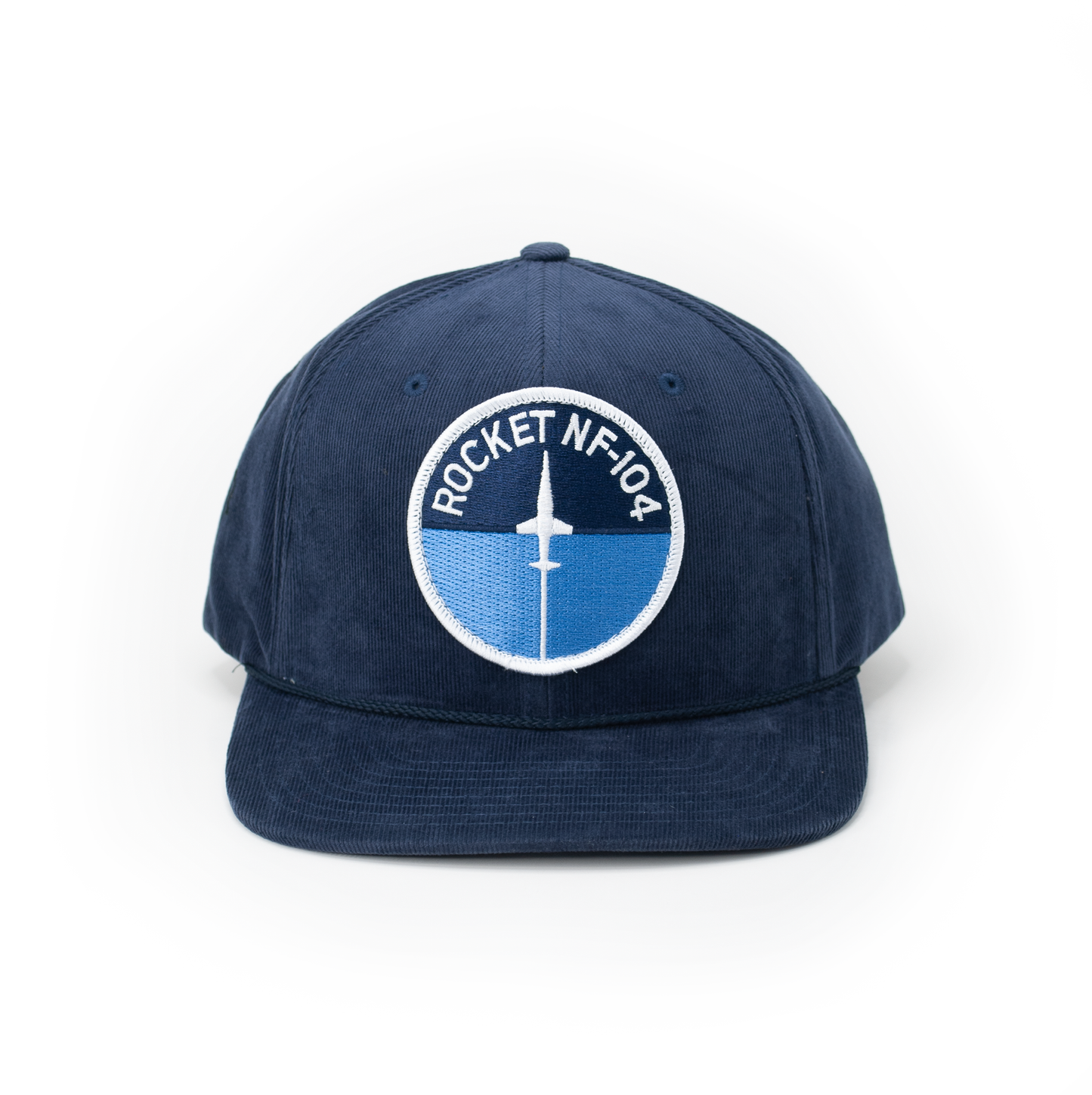 NF-104 Deep Blue Corduroy Cap