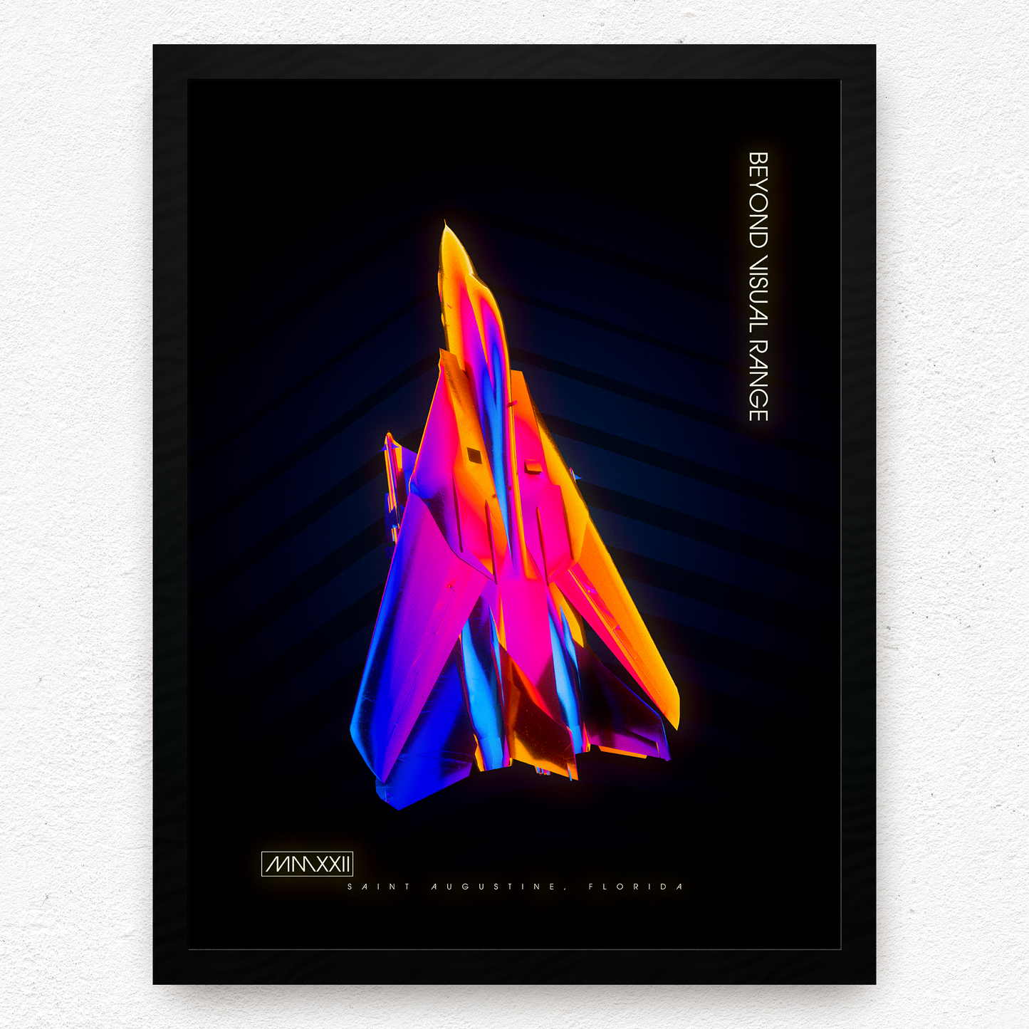 Neon Dreams Tomcat Poster