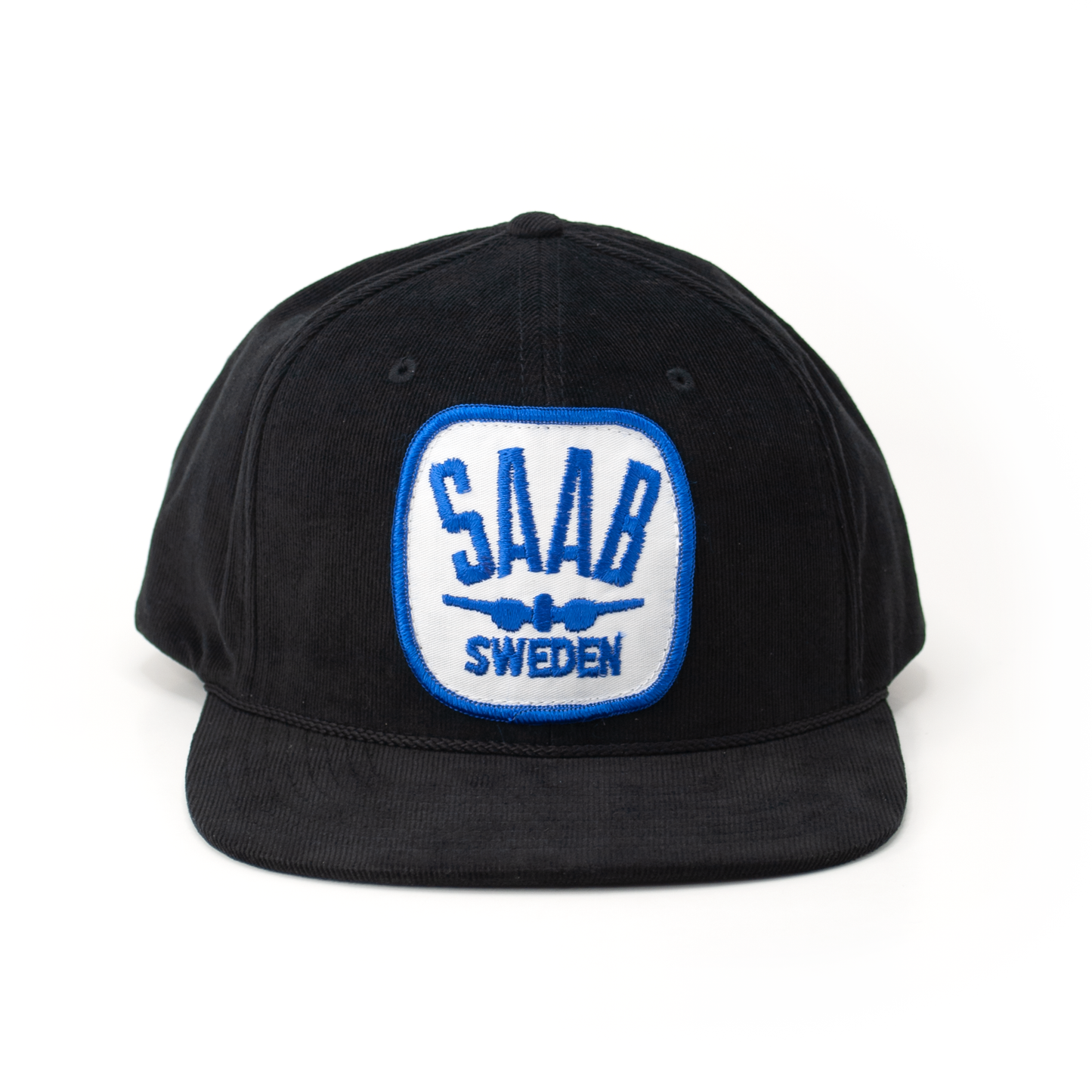Vintage SAAB Corduroy Cap - Black