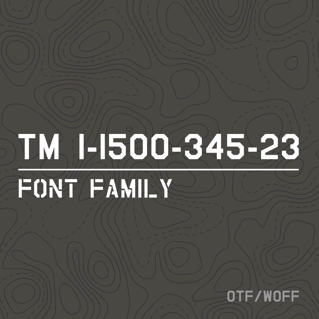 TM 1-1500-345-23 Font Family