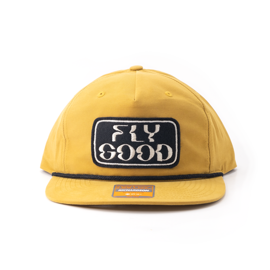 Fly Good Camp Hat - Yellow